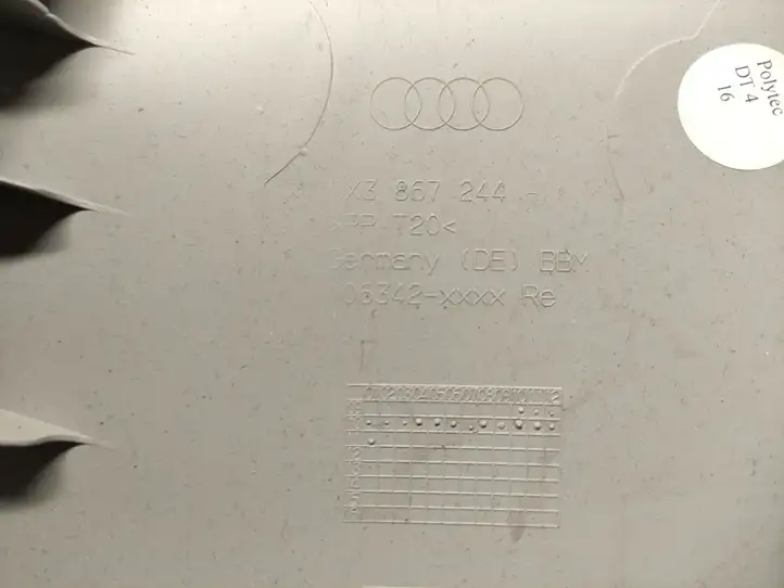 Audi A1 (2010 - 2014) 8X3867244A Нижняя обшивка стойки B — фото 2