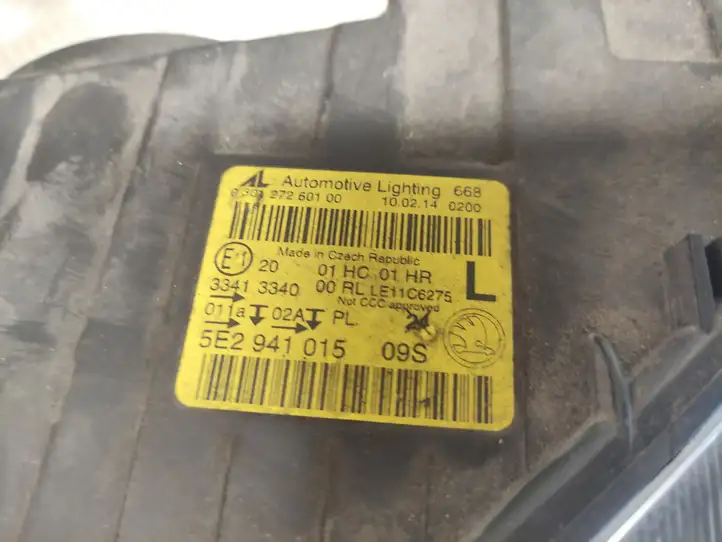 Skoda Octavia Mk3 (5E) (2013 - 2019) 5E2941015 Передняя фара — фото 5