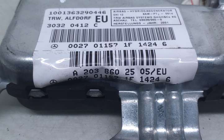 Mercedes-Benz C W203 (2000 - 2007)  A2038602505 Подушка безопастности передней двери