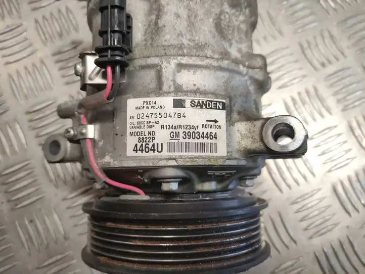 Opel Astra K (2015 - 2020) 39034464 Компрессор (насос) кондиционера воздуха — фото 4