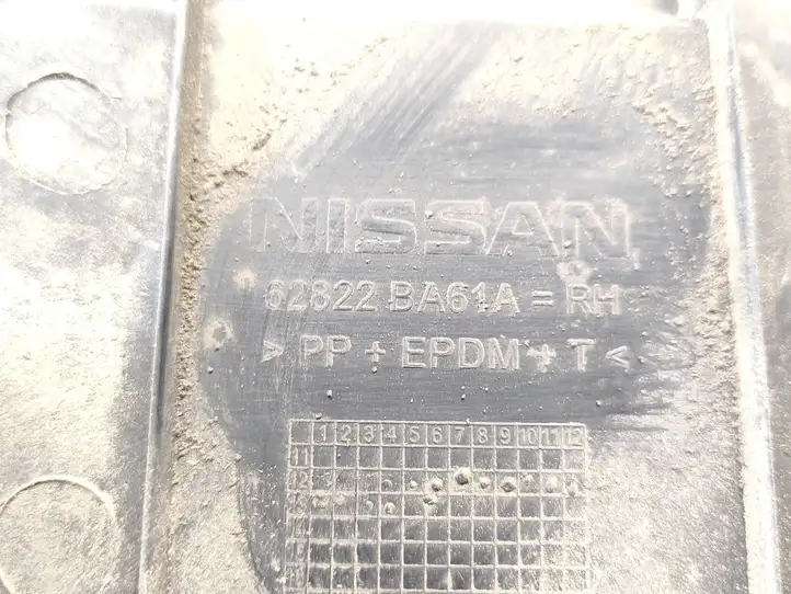 Nissan Juke I F15 (2010 - 2018) 62822BA61A Облицовка радиатора — фото 2