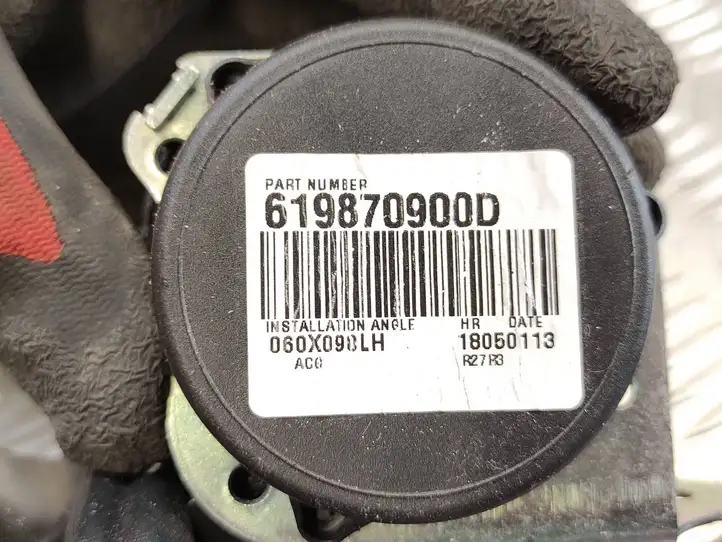 Nissan Juke I F15 (2010 - 2018) 619870900D Задний ремень безопасности — фото 7