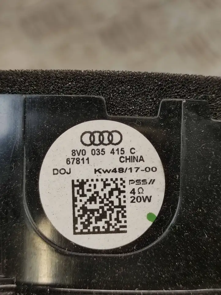 Audi A3/S3 8V (2016 - 2020) 8V0035415C Динамики передних дверей — фото 5