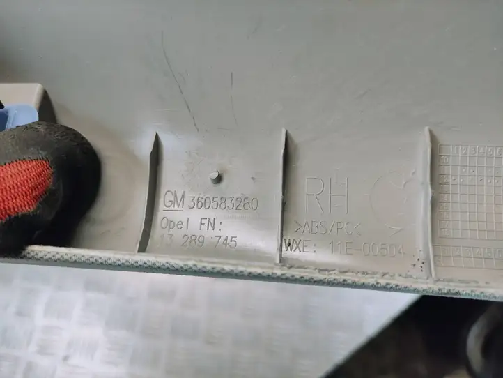 Opel Zafira B (2008 - 2014) 13289745 Обшивка стойки A — фото 3