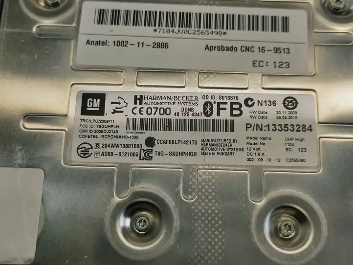 Opel Zafira B (2008 - 2014) 1002112886 Bluetooth модуль — фото 4