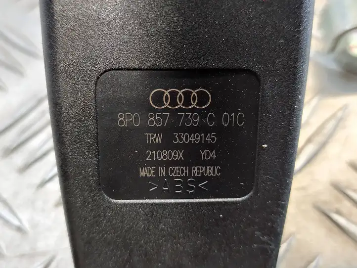 Audi A3/S3 8P (2008 - 2013) 8P0857739C Замок заднего ремня — фото 3