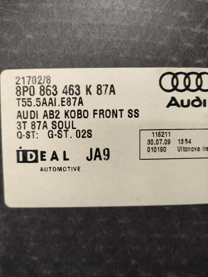 Audi A3/S3 8P (2008 - 2013) 8P0863463K Коврик багажника — фото 3