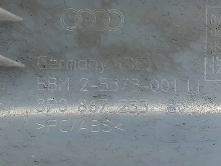 Audi A3/S3 8P (2008 - 2013) 8P0867233 Обшивка стойки A — фото 3