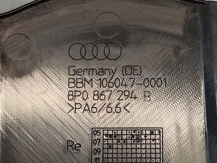 Audi A3/S3 8P (2008 - 2013) 8P0867294B Верхняя обшивка стойки B — фото 3