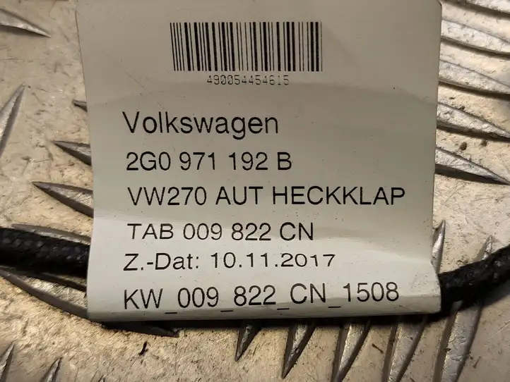 Volkswagen Polo VI (2015 - 2019) 2G0971192B Жгут проводов крышки багажника — фото 3