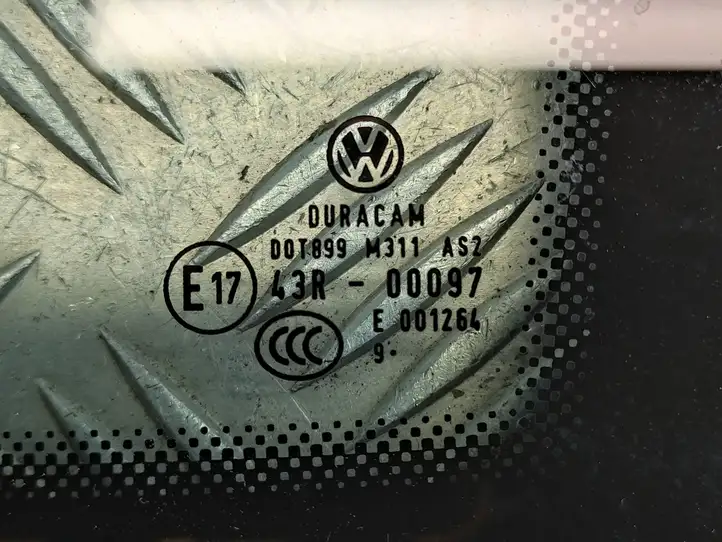 Volkswagen Polo VI (2015 - 2019) 2G4845298L Заднее боковое стекло — фото 3