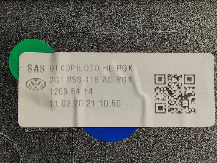 Volkswagen Polo VI (2015 - 2019) 2G1858418AC Отделка внутренней панели салона — фото 2