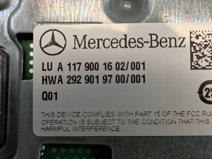 Mercedes-Benz CLA C117,X117,W117 (2013 - 2019) A1179001602 Усилитель звука — фото 3