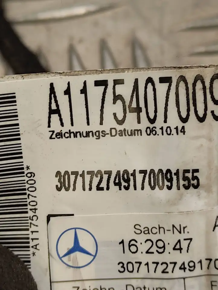 Mercedes-Benz CLA C117,X117,W117 (2013 - 2019) A1175407009 Проводка задней двери — фото 6