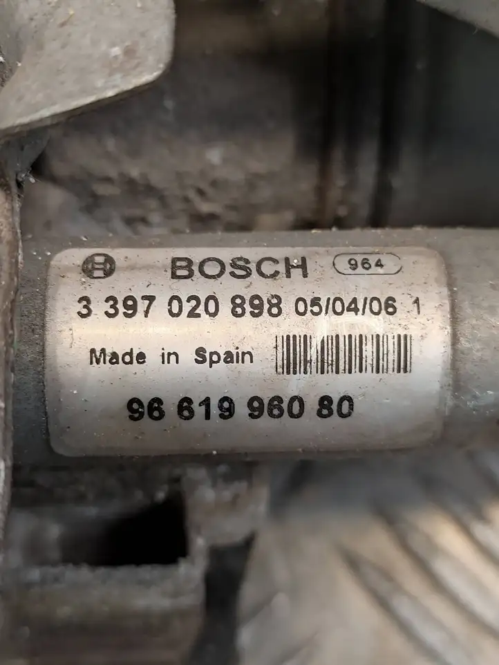 Peugeot 407 (2004 - 2011) 9661996080 Двигатель стеклоочистителей — фото 3