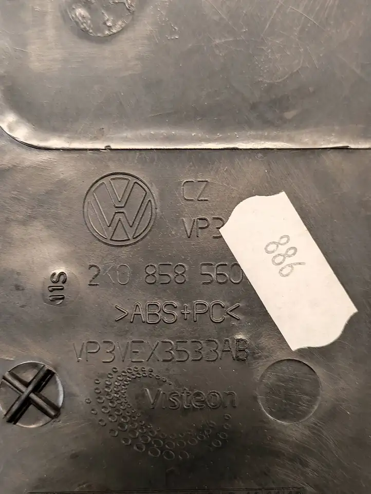 Volkswagen Caddy (2010 - 2015) 2K0858560 Обшивка рулевой колонки — фото 5