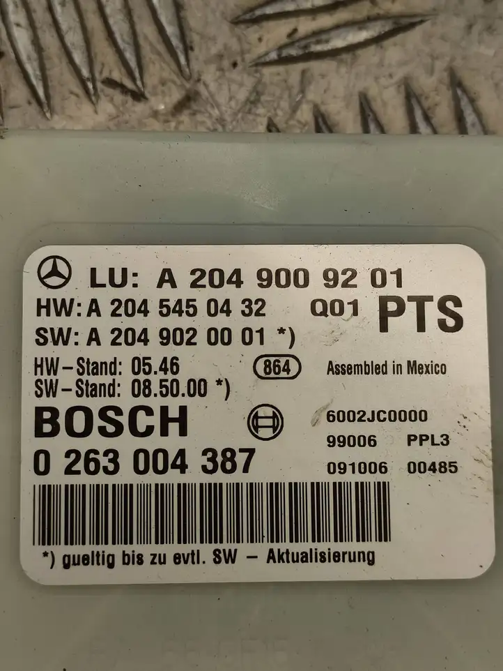 Mercedes-Benz C W204 (2007 - 2014) A2045450432 Блок управления парктрониками — фото 4