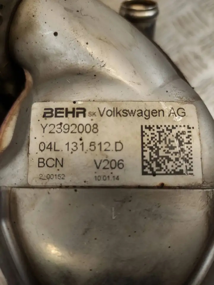 Skoda Octavia Mk3 (5E) (2013 - 2019) 04L131512D Охладитель клапана EGR — фото 5