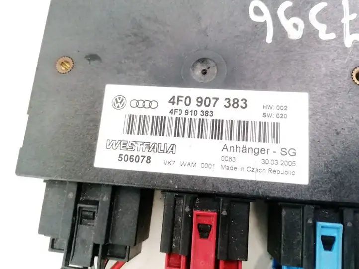 Audi A6 S6 C6 4F (2004 - 2008) 4F0907383 Модуль комфорта — фото 3