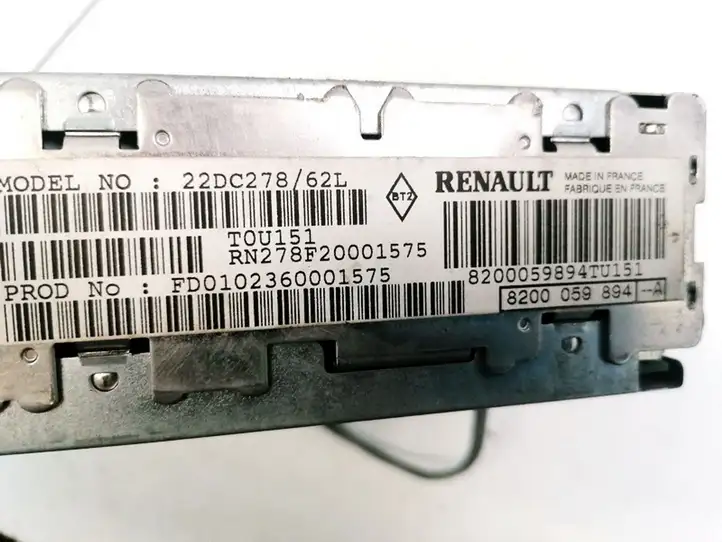 Renault Vel Satis (2002 - 2005) 8200059894A Магнитола / мультимедийная система — фото 3