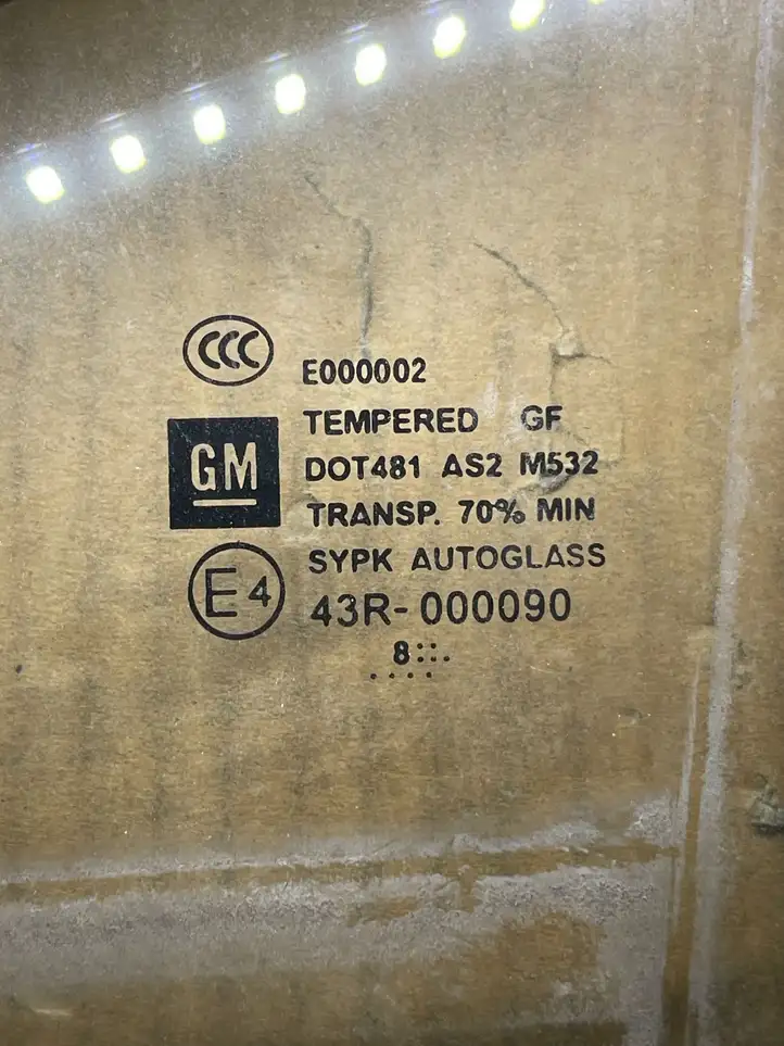 Chevrolet Aveo (2003 - 2008)   Основное стекло задних дверей