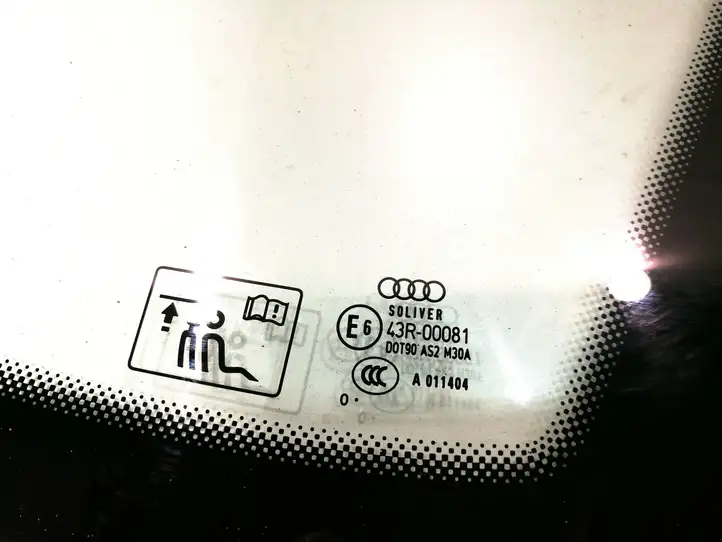 Audi A7 S7 4G (2010 - 2014) 4G8845300C Заднее боковое стекло — фото 4