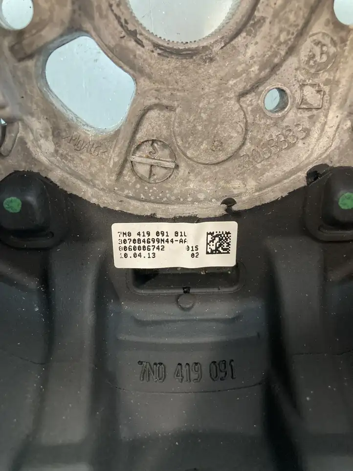 Volkswagen Sharan (2010 - 2015) 7N0419091 Руль — фото 4