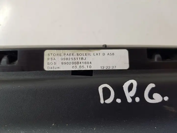 Citroen C3 Picasso (2010 - 2017) 96825511BJ Солнцезащитная шторка багажника — фото 2