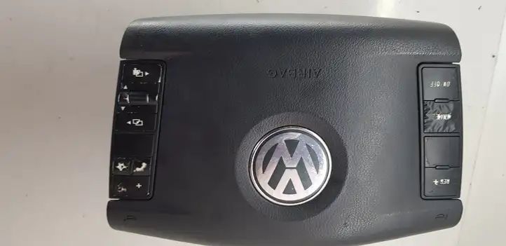 Volkswagen Touareg I (2002 - 2010) 7L6880201CT Подушка безопасности руля — фото 1