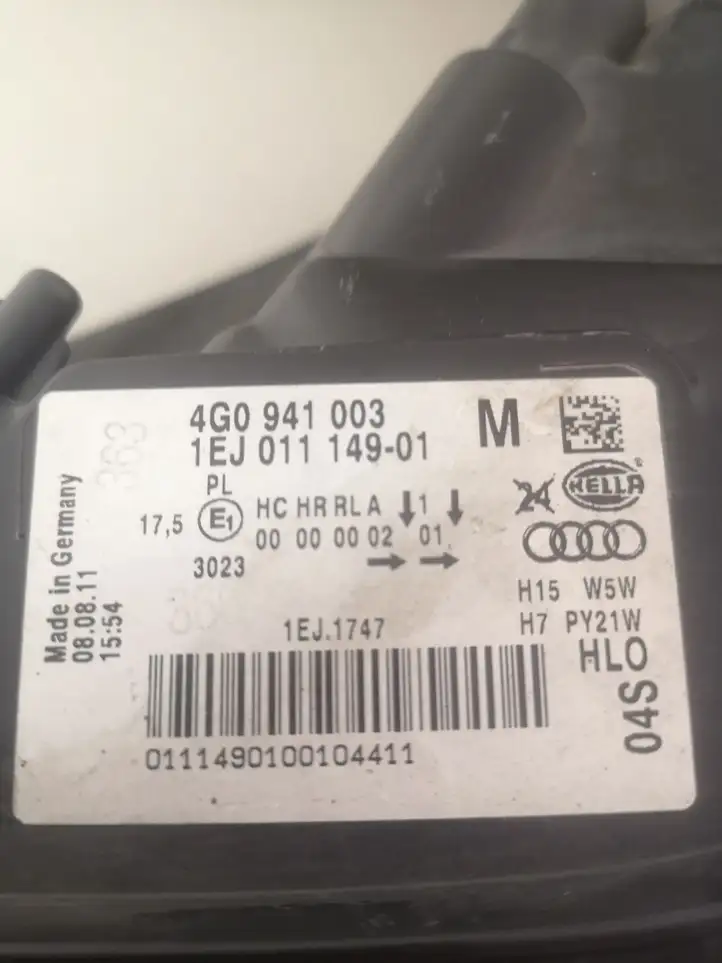 Audi A6 C7 (2011 - 2014) 4G0941003 Передняя фара — фото 4