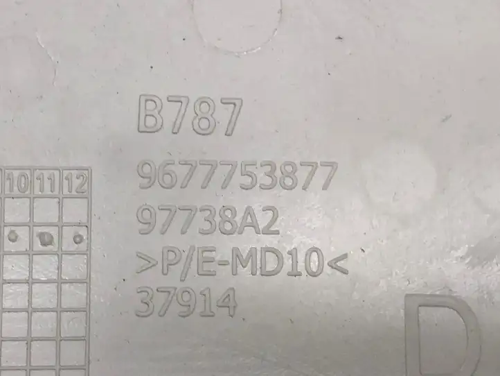 Citroen C4 Grand Picasso (2013 - 2016) 9677753877 Верхняя обшивка стойки D — фото 2