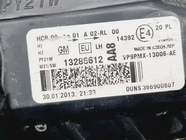 Opel Meriva B (2010 - 2014) 13286612 Передняя фара — фото 5