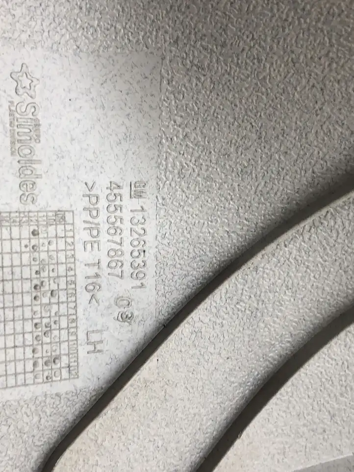 Opel Meriva B (2010 - 2014) 13265391 Прочая отделка багажника — фото 2