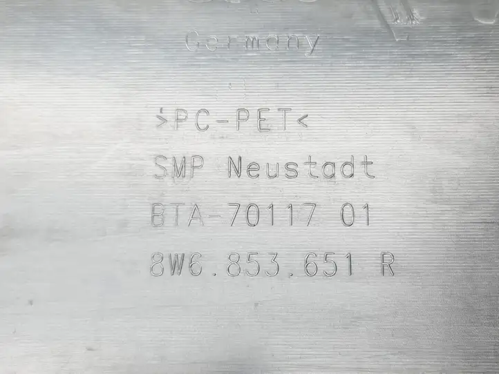Audi A5 (2016 - ) 8W6853651 Верхняя решетка радиатора — фото 7