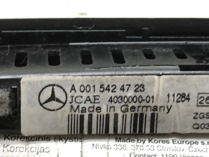 Mercedes-Benz E W212 (2009 - 2016) A0015424723 Экран парктроника PDC — фото 2