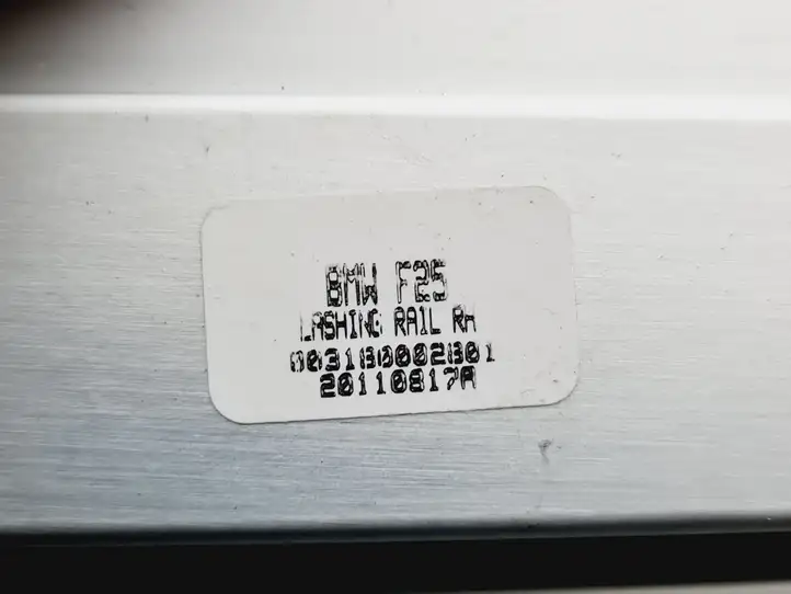 BMW X3 F25 (2010 - 2017) 003180002801 Прочая отделка багажника — фото 3