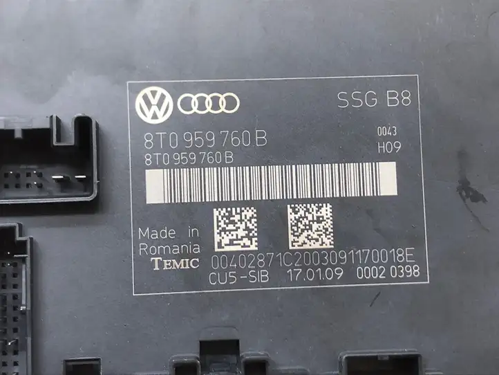 Audi A5 8T 8F (2007 - 2011) 8T0959760B Блок управления сиденьем — фото 2