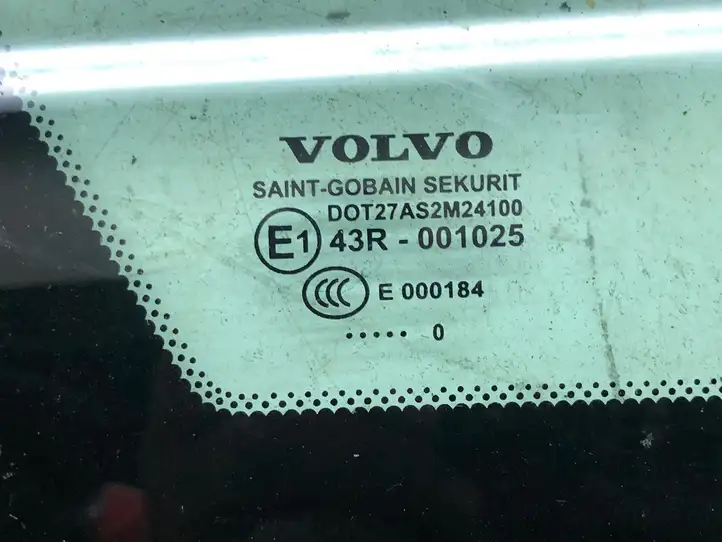 Volvo S40 (2007 - 2012) DOT27AS2M24100 Заднее боковое стекло — фото 2