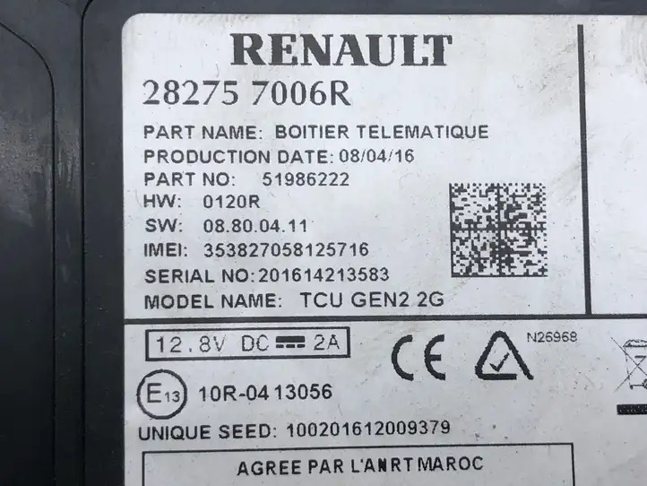 Renault Megane III (2009 - 2016) 282757006R Прочие блоки управления — фото 2