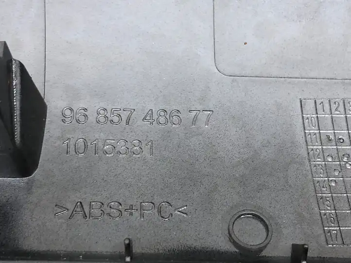 Citroen C3 (2013 - 2016) 9685748677 Центральная отделка панели приборов — фото 2