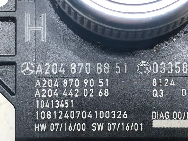 Mercedes-Benz C W204 (2007 - 2014) A2048708851 Мултифункционный включатель управления / ручка — фото 2