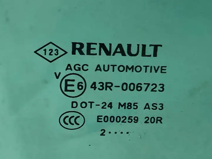 Renault Scenic III - Grand scenic III (2009 - 2016) DOT24M85AS3 Стекло задней двери — фото 4