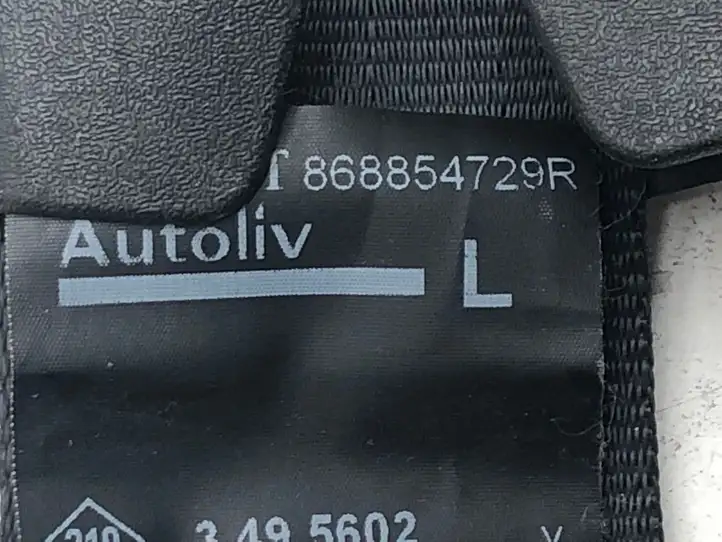 Renault Clio IV (2012 - 2019) 868854729R Передний ремень безопасности — фото 4