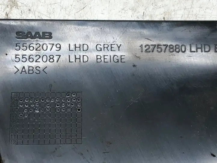 Saab 9-5 (2006 - 2010) 12757880 Прочие детали салона — фото 3