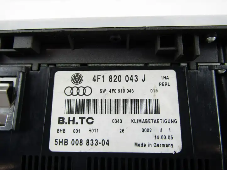 Audi A6 S6 C6 4F (2008 - 2011) Блок управления климат-контролем — фото 6