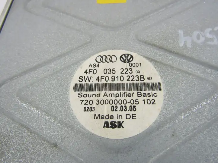 Audi A6 S6 C6 4F (2008 - 2011) Усилитель звука — фото 4