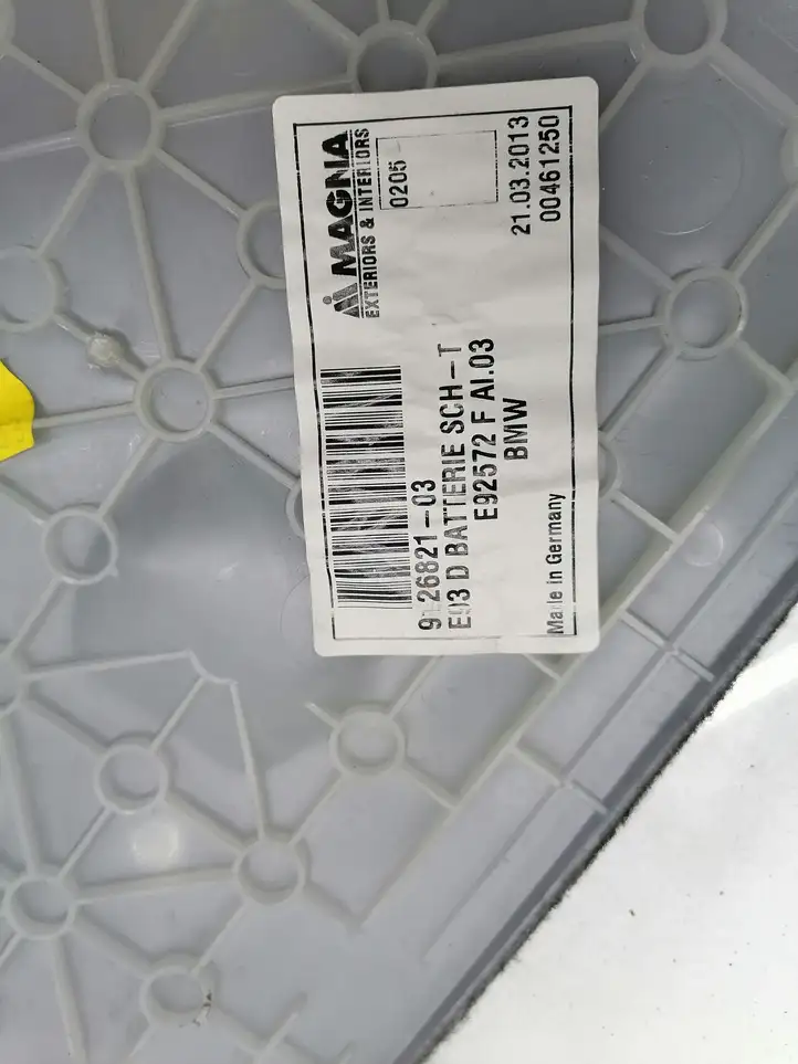 BMW 3 E92 E93 (2005 - 2014) 9126821 Прочая отделка багажника — фото 2