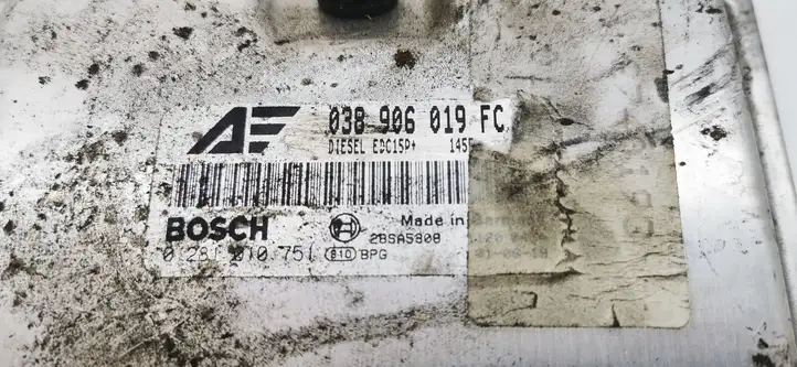 Volkswagen Sharan (2000 - 2003) 038906019FC Блок управления двигателем (ЭБУ) — фото 4