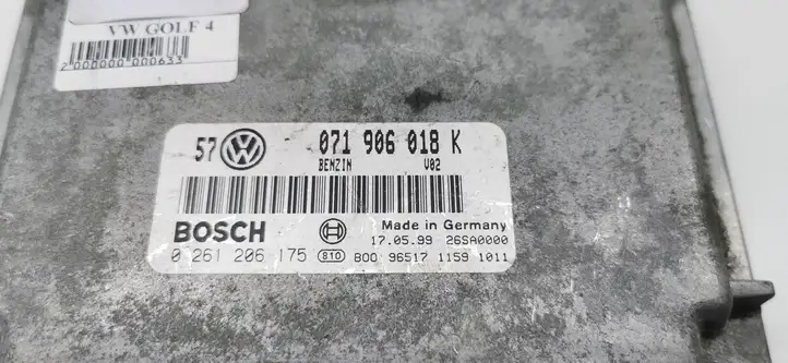 Volkswagen Golf IV (1998 - 2005) 071906018K Блок управления двигателем (ЭБУ) — фото 4