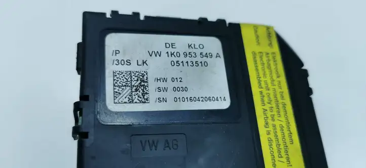 Volkswagen Touran I (2003 - 2010) 1K0953549A Датчик угла поворота руля — фото 4